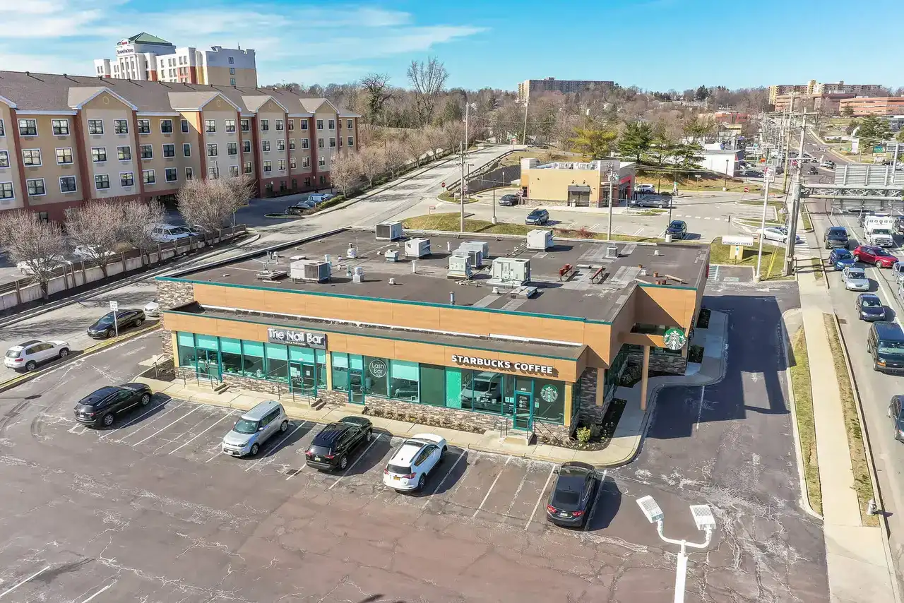 Commercial real estate drone photography