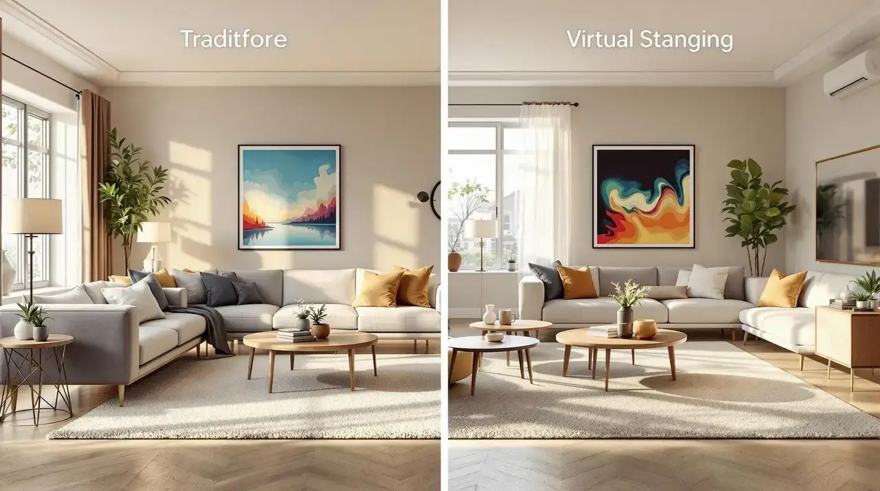 Virtual Staging vs Traditional Staging: Cost and ROI Guide