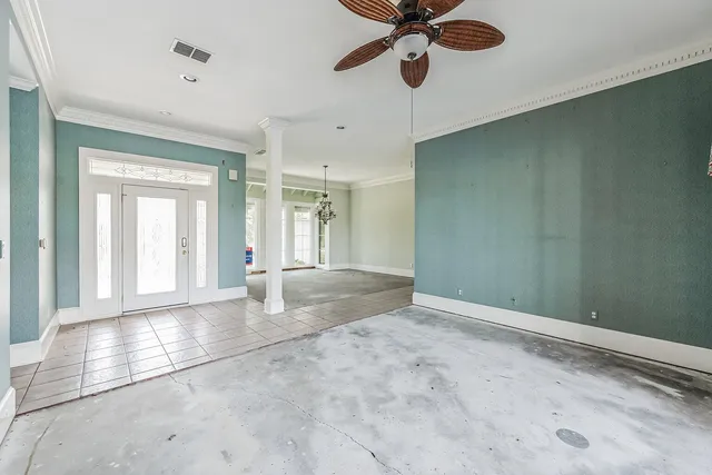 Distressed property exterior photography