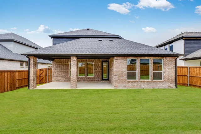 New construction community streetscape