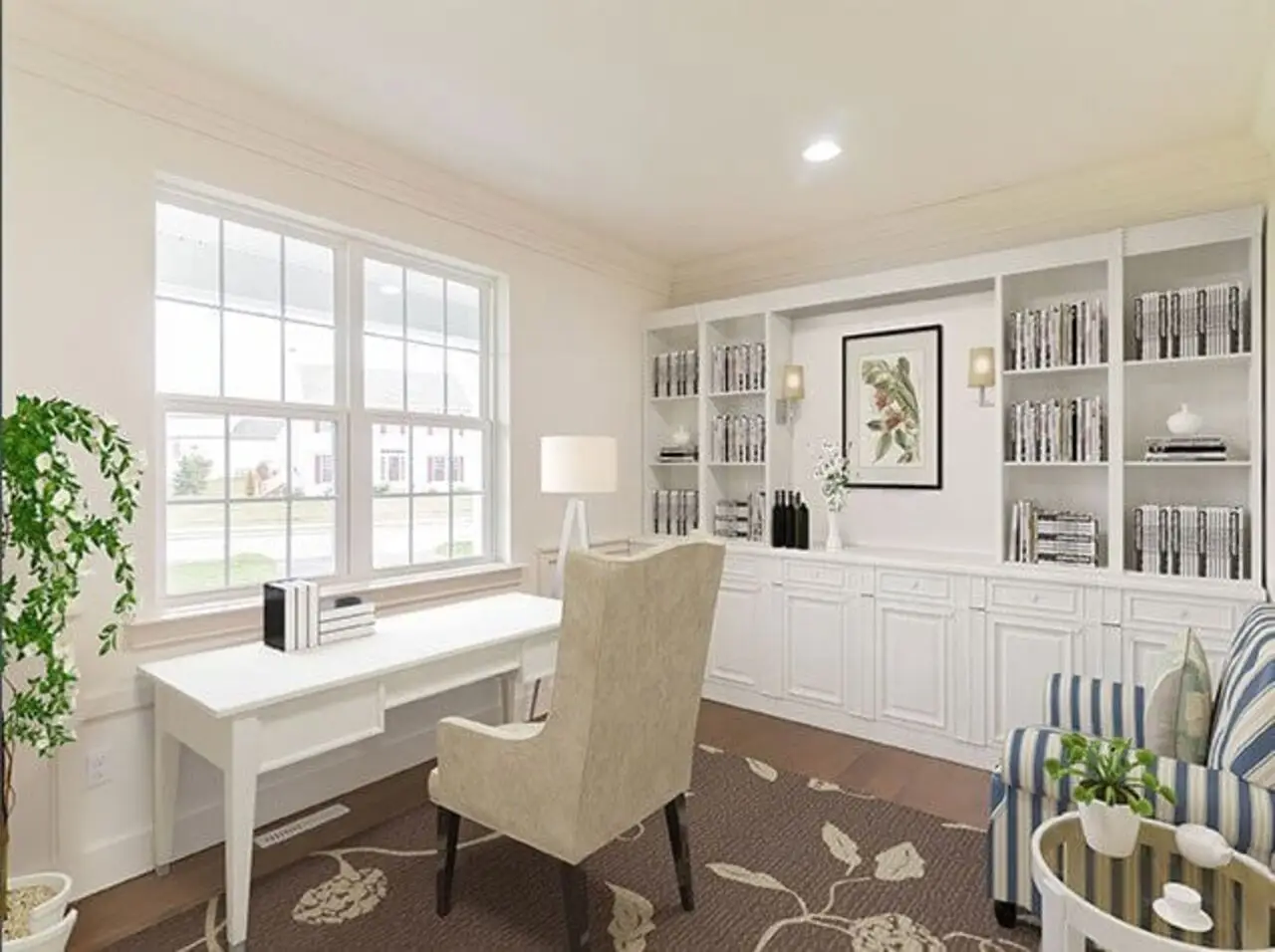 Beautifully staged apartment interior